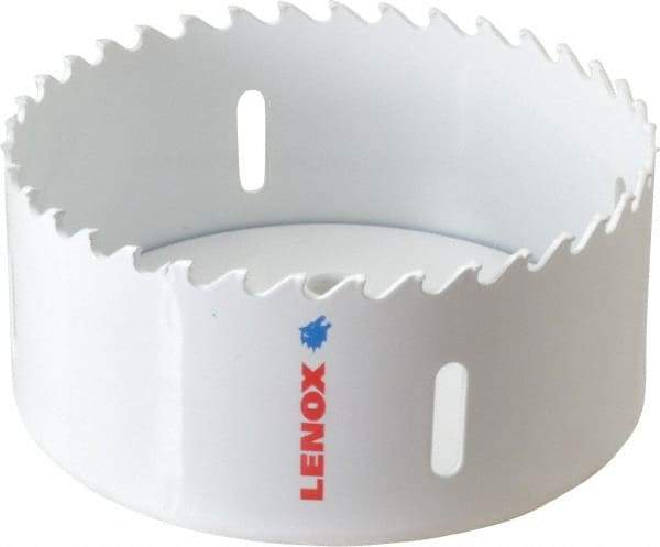 Lenox - 4" Diam, 1-1/2" Cutting Depth, Hole Saw - Carbide-Tipped Saw, Toothed Edge - Best Tool & Supply