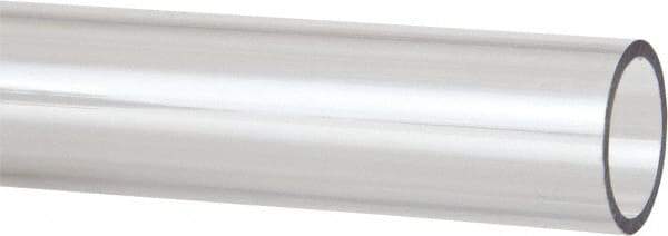 Made in USA - 3/4 Inch Outside Diameter x 4 Ft. Long, Plastic Round Tube - Polycarbonate - Best Tool & Supply