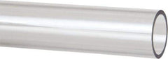 Made in USA - 1-3/4 Inch Outside Diameter x 8 Ft. Long, Plastic Round Tube - Polycarbonate - Best Tool & Supply