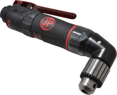 PRO-SOURCE - 3/8" Reversible Keyed Chuck - Right Angle Handle, 1,400 RPM, 4 CFM, 0.35 hp, 90 psi - Best Tool & Supply