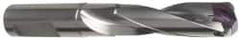 Guhring - 0.886 to 0.905" Diam, 73.3mm Max Depth, 1" Shank Diam, 108mm Flute, Replaceable Tip Drill - HT 800 WP Insert, Series 4107 - Best Tool & Supply