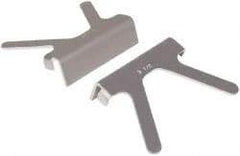 Gibraltar - 3-1/2" Jaw Width, Aluminum, Vise Jaw Cap - Press On Attachment - Best Tool & Supply