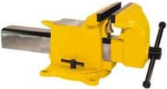 Gibraltar - 6" Jaw Width x 6" Jaw Opening Capacity, 3" Throat Depth, Bench & Pipe Combination Vise - 1/2 to 2" Pipe Capacity, Swivel Base, Bolt Down Attachment, Steel - Best Tool & Supply