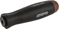 Paramount - 1 Piece, 0.6 Max N/m, Preset Torque Limiting Screwdriver - 0.1969" Drive - Best Tool & Supply