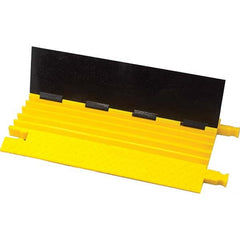 Checkers - On Floor Cable Covers Cover Material: Polyurethane Number of Channels: 5 - Best Tool & Supply