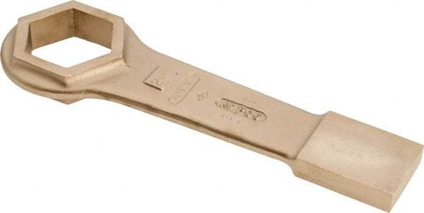 Ampco - 2-9/16" 6 Point Striking Box Wrench - Single End, 13-1/2" OAL, Aluminum Bronze - Best Tool & Supply