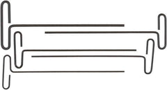 Bondhus - 5 Piece Loop T-Handle Hex Key Set - Hex Range 2.5 to 6mm, 9" OAL, Protanium High Torque Steel - Best Tool & Supply