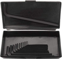 Bondhus - 13 Piece L-Key Hex Key Set - Hex Range 1/16 to 1/2", 9" OAL, Protanium High Torque Steel - Best Tool & Supply