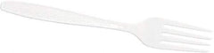 Solo - Solo Guildware Heavyweight Plastic Forks - White - Best Tool & Supply