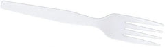 Dixie - Dixie Heavy Mediumweight Plastic Forks - White - Best Tool & Supply