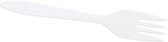 DART - Dart Style Setter Mediumweight Plastic Forks - White - Best Tool & Supply