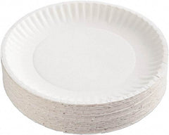 AJM Packaging Corporation - Uncoated Paper Plates, 6" - White - Best Tool & Supply