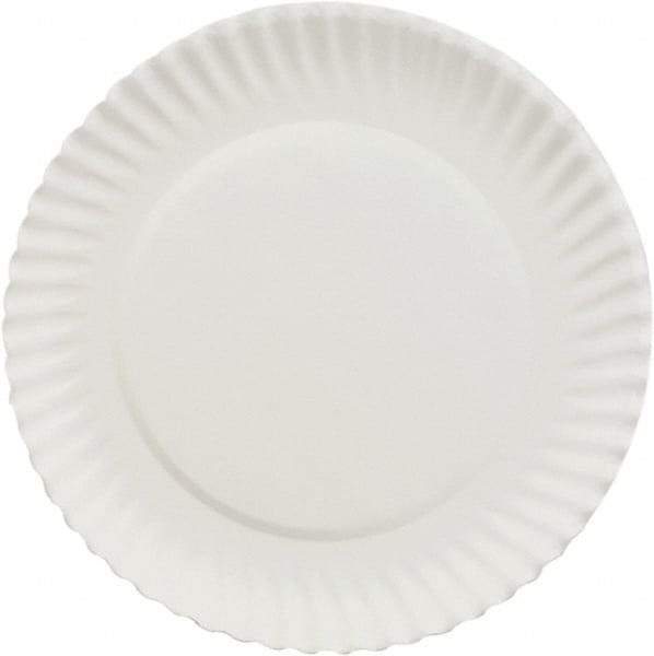 AJM Packaging Corporation - Paper Plates, 6" - White - Best Tool & Supply