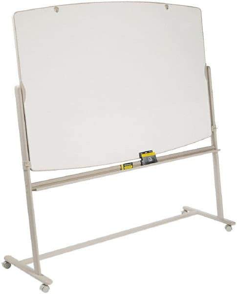 Quartet - 48" High x 72" Wide Reversible Total Erase Laminate Marker Boards - Steel Frame, 4-3/8" Deep, Includes Dry-Erase Markers (Black, Blue, Green, Red) & One Eraser. - Best Tool & Supply