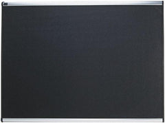 Quartet - 48" Wide x 36" High Tack Bulletin Board - High-Density Foam, Black - Best Tool & Supply