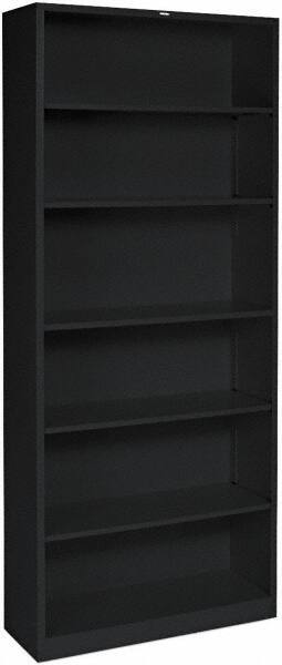 Hon - 5 Shelf, 60-1/8" High x 36" Wide Bookcase - 11" Deep, Laminated, Mahogany - Best Tool & Supply