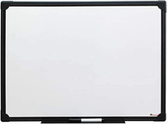 UNIVERSAL - 18" High x 24" Wide Erasable Melamine Marker Boards - Anodized Aluminum, 30.8" Deep, Includes Mounting Kit - Best Tool & Supply