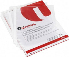 UNIVERSAL - 100 Piece Clear Sheet Protectors-Ring Binder - 11" High x 8-1/2" Wide - Best Tool & Supply