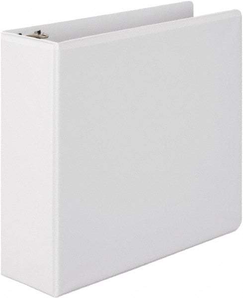 Wilson Jones - 3" Sheet Capacity, 11 x 8-1/2", View Ring Binder - Vinyl, White - Best Tool & Supply