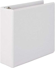 Wilson Jones - 3" Sheet Capacity, 11 x 8-1/2", View Ring Binder - Vinyl, White - Best Tool & Supply