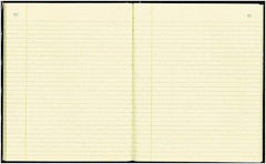 National Brand - 150 Sheet, 10-3/8 x 8-3/8", Record Rule Record/Account Book - Black & Burgundy - Best Tool & Supply