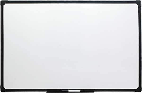 UNIVERSAL - 24" High x 36" Wide Erasable Melamine Marker Boards - Anodized Aluminum, 42-1/4" Deep, Includes Mounting Kit - Best Tool & Supply