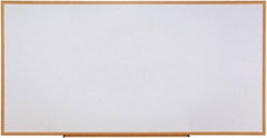 UNIVERSAL - 48" High x 96" Wide Erasable Melamine Marker Boards - Fiberboard Frame, 1" Deep, Includes Mounting Kit - Best Tool & Supply