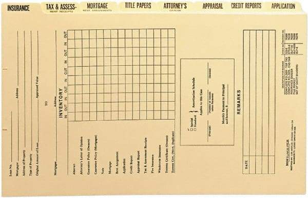 Samsill - 14 x 8 1/2" Classification Folders-Top Tab Fastener - Manila - Best Tool & Supply