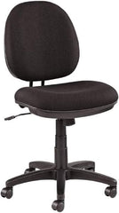 ALERA - 16-1/2" High Office/Managerial/Executive Chair - 19" Wide x 17" Deep, 100% Acrylic Seat, Black - Best Tool & Supply