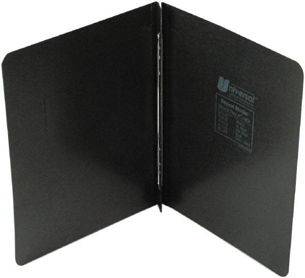 UNIVERSAL - 8-1/2" Long x 11" Wide Clip Style Report Cover - Black - Best Tool & Supply