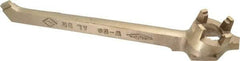 Ampco - 12" Long Aluminum Bronze Drum Plug Wrench - For Use with 3/4" and 2" Bungs, Nonsparking - Best Tool & Supply