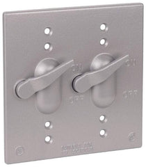 Thomas & Betts - Electrical Outlet Box Aluminum Switch Cover - Includes Gasket & Screw - Best Tool & Supply