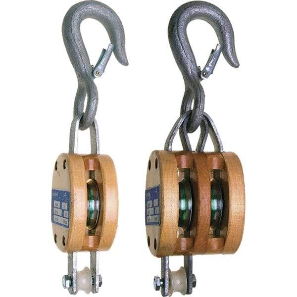 Campbell - Blocks & Pulleys Type: Shell Block Rope Type: Fibrous - Best Tool & Supply