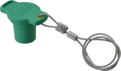 Leviton - 3R NEMA Rated, Male, Green Single Pole Protective Cap - For Use with Female Plug, CSA Certified, UL Listed - Best Tool & Supply