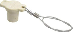 Leviton - 3R NEMA Rated, Male, White Single Pole Protective Cap - For Use with Female Plug, CSA Certified, UL Listed - Best Tool & Supply