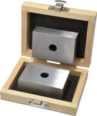 Fowler - 0.0003 Squareness Per Inch, Hardened Steel, 1-2-3 Block with 1 Hole Setup Block - 0.0002 Inch Overall Tolerance, 5/16 - 18 Inch Tapped Hole Size, 55-60 HRC Hardness, Sold As Matched Pair - Best Tool & Supply