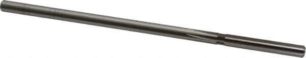 Cleveland - #7 High Speed Steel 6 Flute Chucking Reamer - Straight Flute, Straight Shank, 1-1/4" Flute Length, 5" OAL - Best Tool & Supply