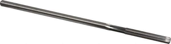 Cleveland - #10 High Speed Steel 6 Flute Chucking Reamer - Straight Flute, Straight Shank, 1-1/4" Flute Length, 5" OAL - Best Tool & Supply