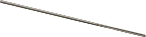 Cleveland - #55 High Speed Steel 4 Flute Chucking Reamer - Straight Flute, Straight Shank, 1/2" Flute Length, 2-1/2" OAL - Best Tool & Supply