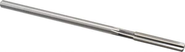 Cleveland - Letter K High Speed Steel 6 Flute Chucking Reamer - Straight Flute, Straight Shank, 1-1/2" Flute Length, 6" OAL - Best Tool & Supply