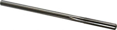 Cleveland - Letter M High Speed Steel 6 Flute Chucking Reamer - Straight Flute, Straight Shank, 1-1/2" Flute Length, 6" OAL - Best Tool & Supply