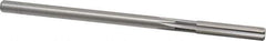 Cleveland - 19/64" High Speed Steel 6 Flute Chucking Reamer - Straight Flute, Straight Shank, 1-1/2" Flute Length, 6" OAL - Best Tool & Supply