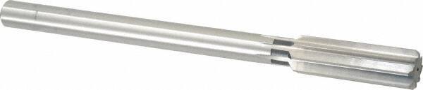 Cleveland - 27/32" High Speed Steel 8 Flute Chucking Reamer - Straight Flute, Straight Shank, 2-1/2" Flute Length, 9-1/2" OAL - Best Tool & Supply