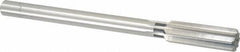 Cleveland - 27/32" High Speed Steel 8 Flute Chucking Reamer - Straight Flute, Straight Shank, 2-1/2" Flute Length, 9-1/2" OAL - Best Tool & Supply