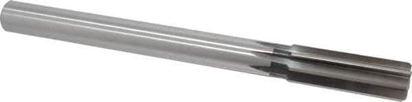 Cleveland - 1" High Speed Steel 8 Flute Chucking Reamer - Straight Flute, Straight Shank, 2-3/4" Flute Length, 10-1/2" OAL - Best Tool & Supply