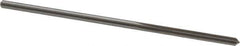 Cleveland - 1/8" High Speed Steel 6 Flute Chucking Reamer - Straight Flute, Straight Shank, 7/8" Flute Length, 3-1/2" OAL - Best Tool & Supply