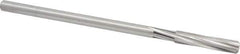 Cleveland - 5/16" High Speed Steel 6 Flute Chucking Reamer - Spiral Flute, Straight Shank, 1-1/2" Flute Length, 6" OAL - Best Tool & Supply