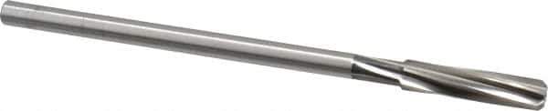 Cleveland - 11/32" High Speed Steel 6 Flute Chucking Reamer - Spiral Flute, Straight Shank, 1-1/2" Flute Length, 6" OAL - Best Tool & Supply