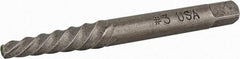 Cleveland - Spiral Flute Screw Extractor - #3 Extractor for 5/16 to 7/16" Screw, 2-11/16" OAL - Best Tool & Supply