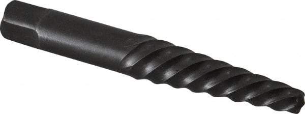 Cleveland - Spiral Flute Screw Extractor - #5 Extractor for 9/16 to 3/4" Screw, 3-3/8" OAL - Best Tool & Supply